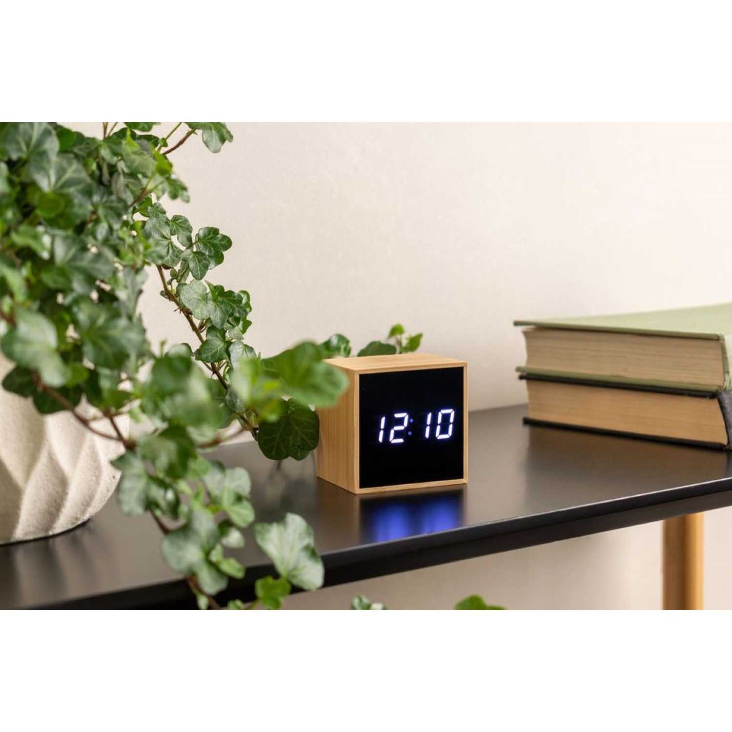 Karlsson Mini Cube Led Alarm Table Clock Naken Interiors